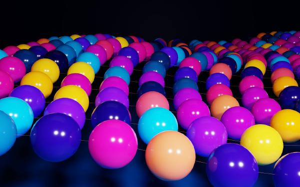 billiard balls
